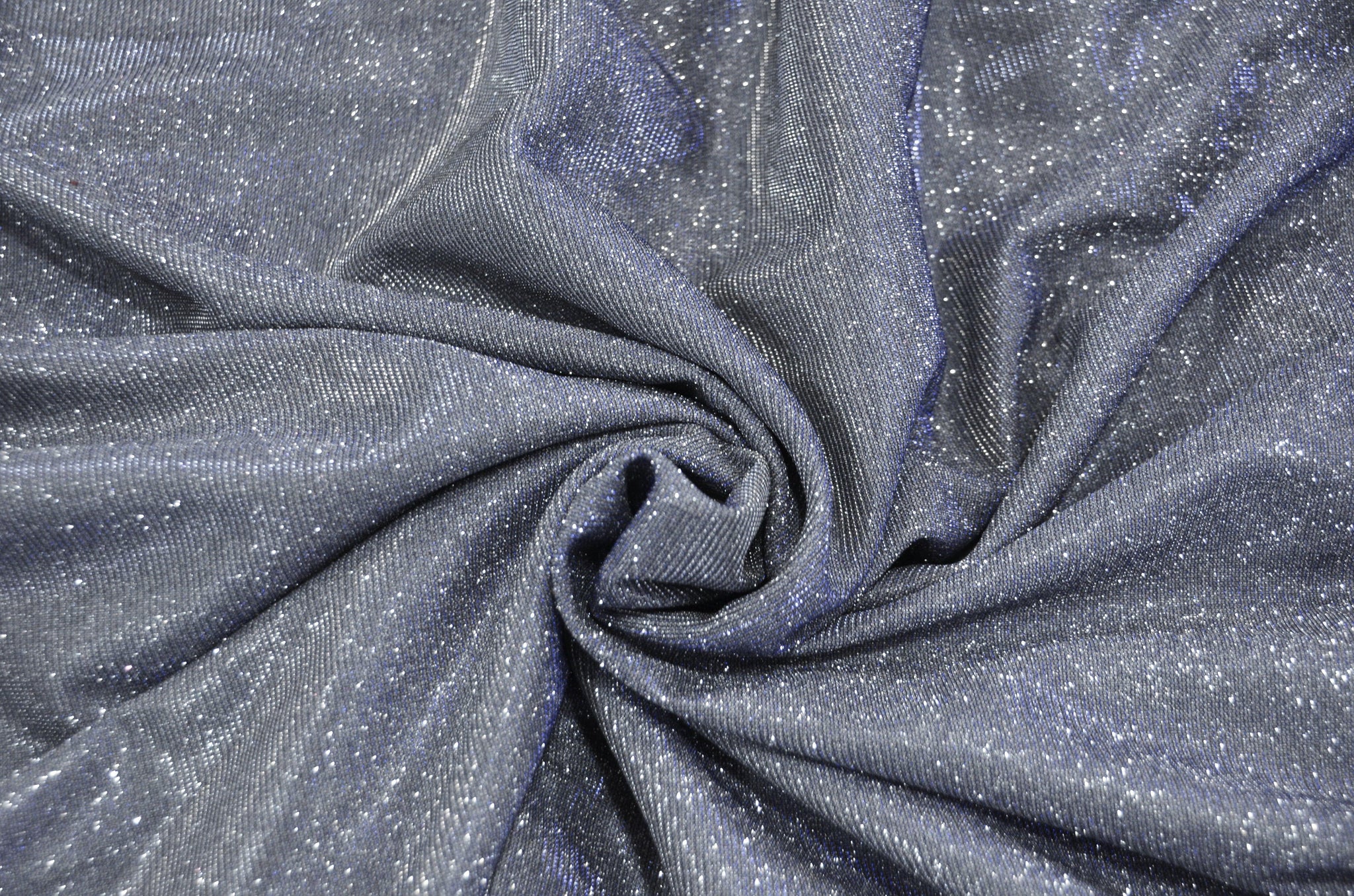 Stretch Glimmer Knit Fabric | 2 Way Stretch | 56" Wide | Metallic Glitter Spandex Knit Fabric | Fabric mytextilefabric Yards 0003 Frozen Blue 