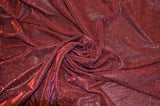 Stretch Glimmer Knit Fabric | 2 Way Stretch | 56" Wide | Metallic Glitter Spandex Knit Fabric | Fabric mytextilefabric Yards 0014 Burgundy 