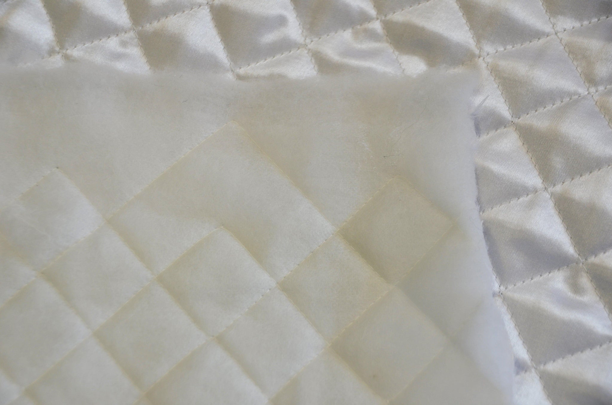 Quilted Satin Batting Fabric | 60" Wide | Padded Quilted Super Soft Satin | Silky Satin Quilted Padded Fabric | Jacket Liner Fabric | newtextilefabric 