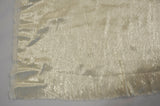 Ivory Silky Velvet with Metallic Lurex | 52" Wide | Polyester Super Soft Lurex Velvet | Soft Metallic Velvet for Dresses, Clothing, Skirts, Costume | Fabric mytextilefabric 