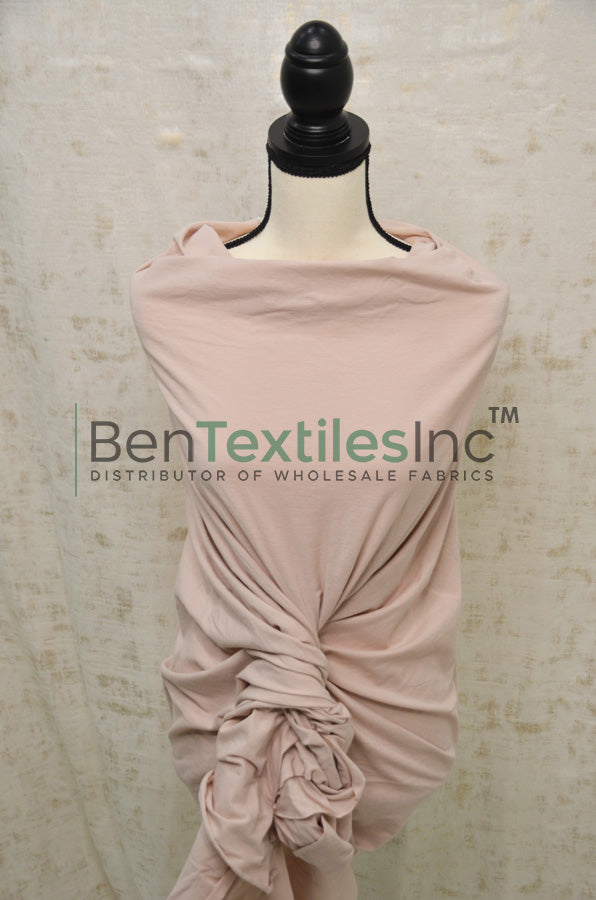 100% Washed Cotton Jersey T-Shirt Fabric | 68/70