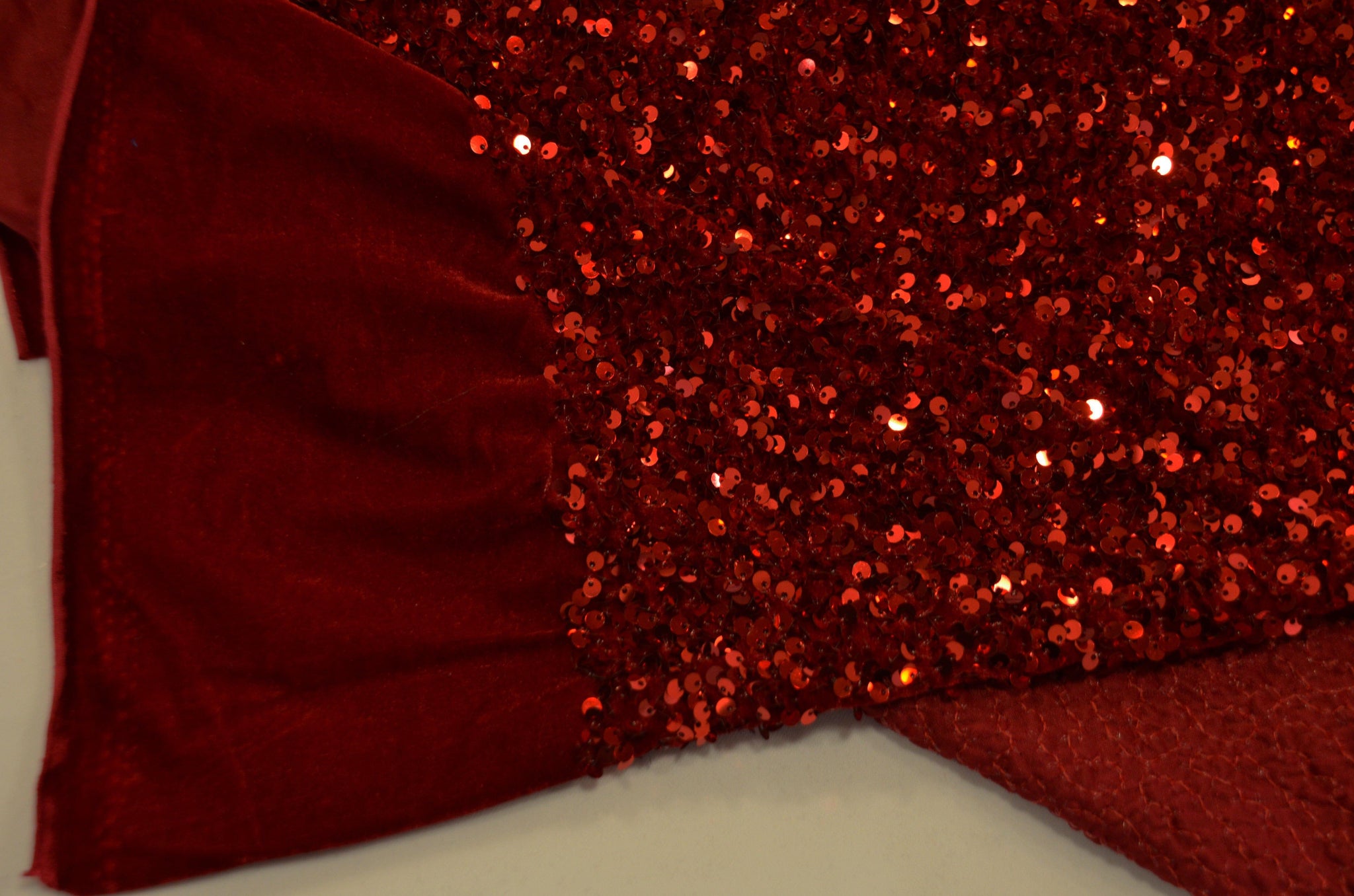 Sequins Stretch Velvet | Sequins on Plush Spandex Velvet | 60" Wide | Multiple Colors | My Textile Fabric 