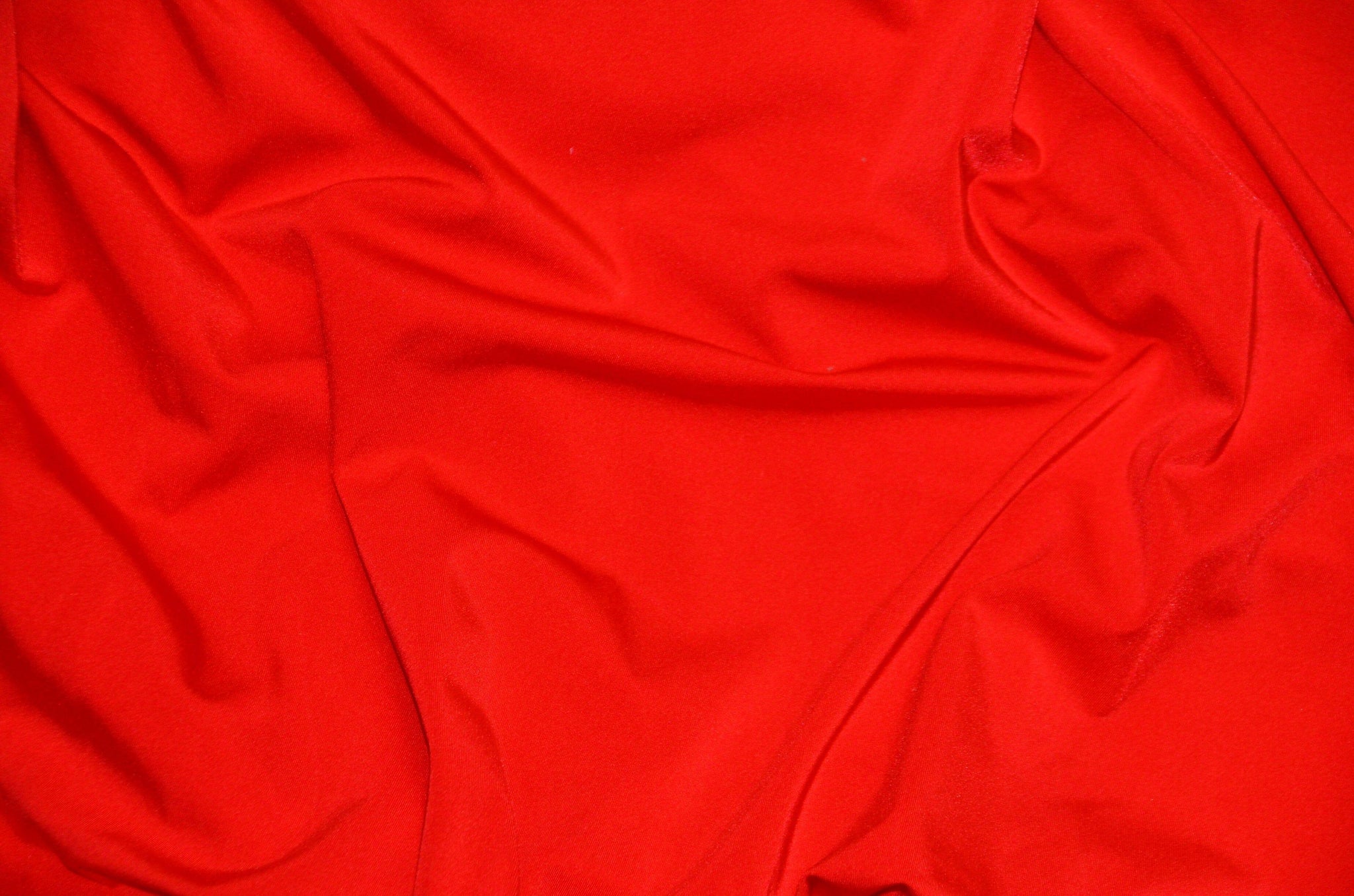 Nylon Spandex 4 Way Stretch Fabric | 60" Width | Great for Swimwear, Dancewear, Waterproof, Tablecloths, Chair Covers | Multiple Colors | Fabric mytextilefabric Yards Red 