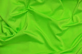 Nylon Spandex 4 Way Stretch Fabric | 60" Width | Great for Swimwear, Dancewear, Waterproof, Tablecloths, Chair Covers | Multiple Colors | Fabric mytextilefabric Yards Neon Green 