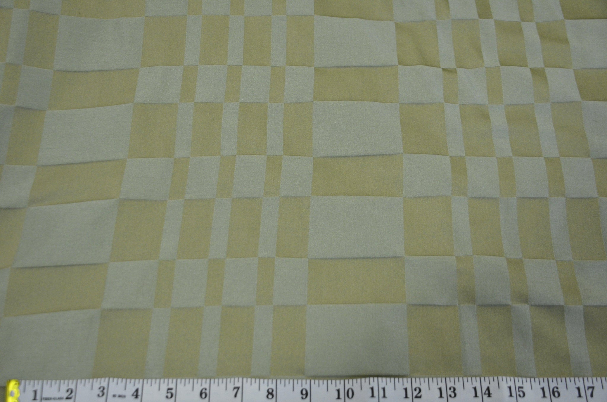 Silk Plaid Fabric | Faux Dupioni Silk Plaid Fabric by the yard | 54" Wide | Costume, Cosplay, Drapery, Window Treatment, Curtains Dupioni | Fabric mytextilefabric 3"x3" Sample Swatch Sage 