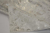 Oriental Metallic Paisley Brocade | 58" Wide | Silver and Gold Metallic Paisley Brocade | Fabric mytextilefabric 