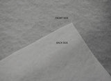 Black and White Fusing Fabric | Fusible Interfacing | Medium Weight | 60" Wide | Iron on Woven | My Textile Fabric Yards White 