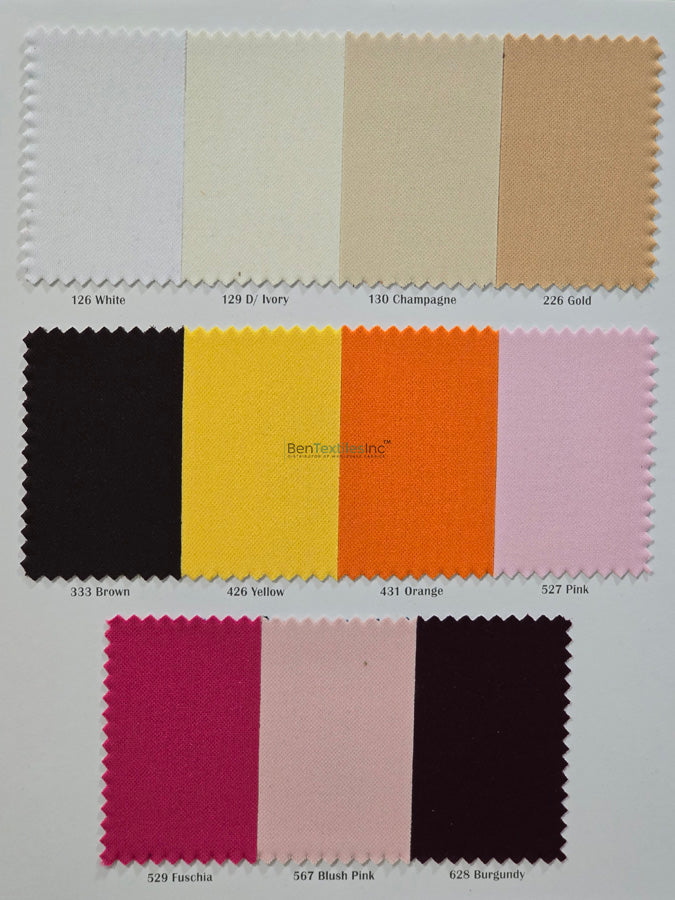 IFR Scuba Double Knit Fabric | Basic Wrinkle Free Polyester Fabric with Mechanical Stretch | 60" Wide | Multiple Colors | Poly Knit Fabric