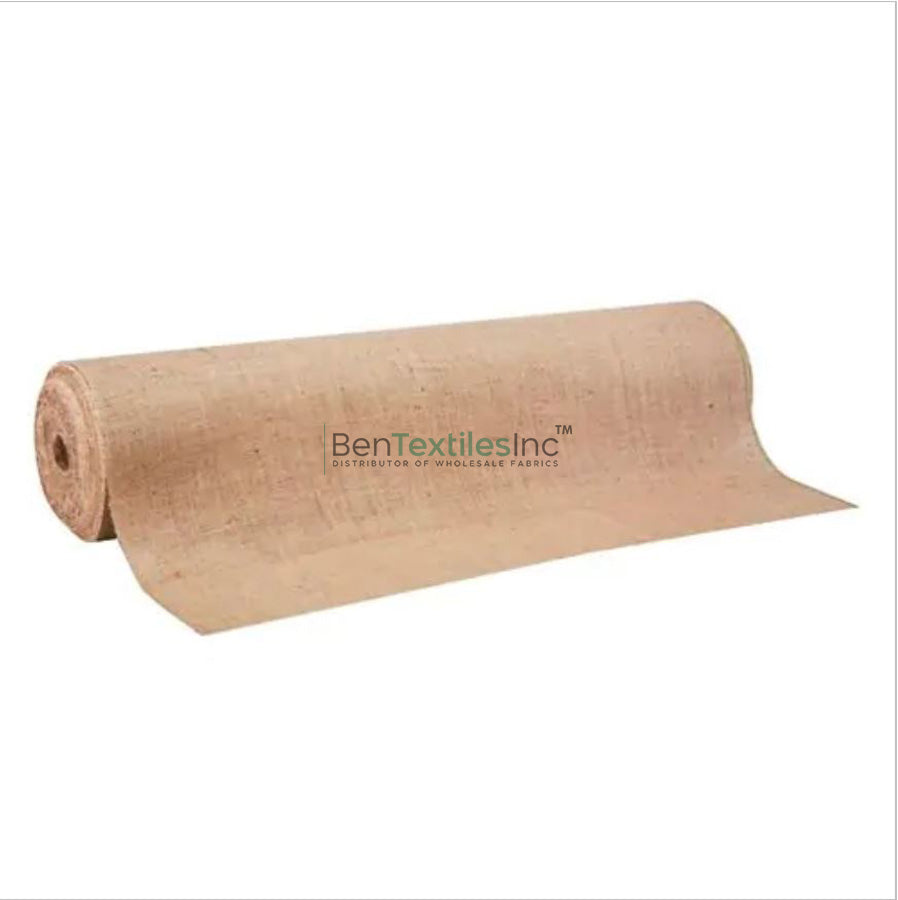 40" Wide Burlap Fabric | 100% Jute Hessian | 8 oz Natural Burlap for Crafts, Events & Packaging | Wholesale Bolt Available