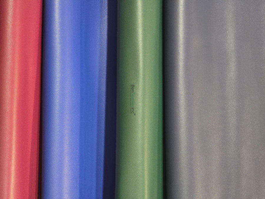 Smooth Vinyl Fabric | Apparel and Upholstery Weight Vinyl | 54" Wide | Multiple Colors | Imitation Leather