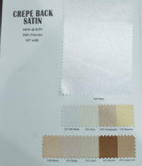 Superior Quality Crepe Back Satin | Japan Quality | 60" Wide | Wholesale Bolt | Multiple Colors | Fabric mytextilefabric 