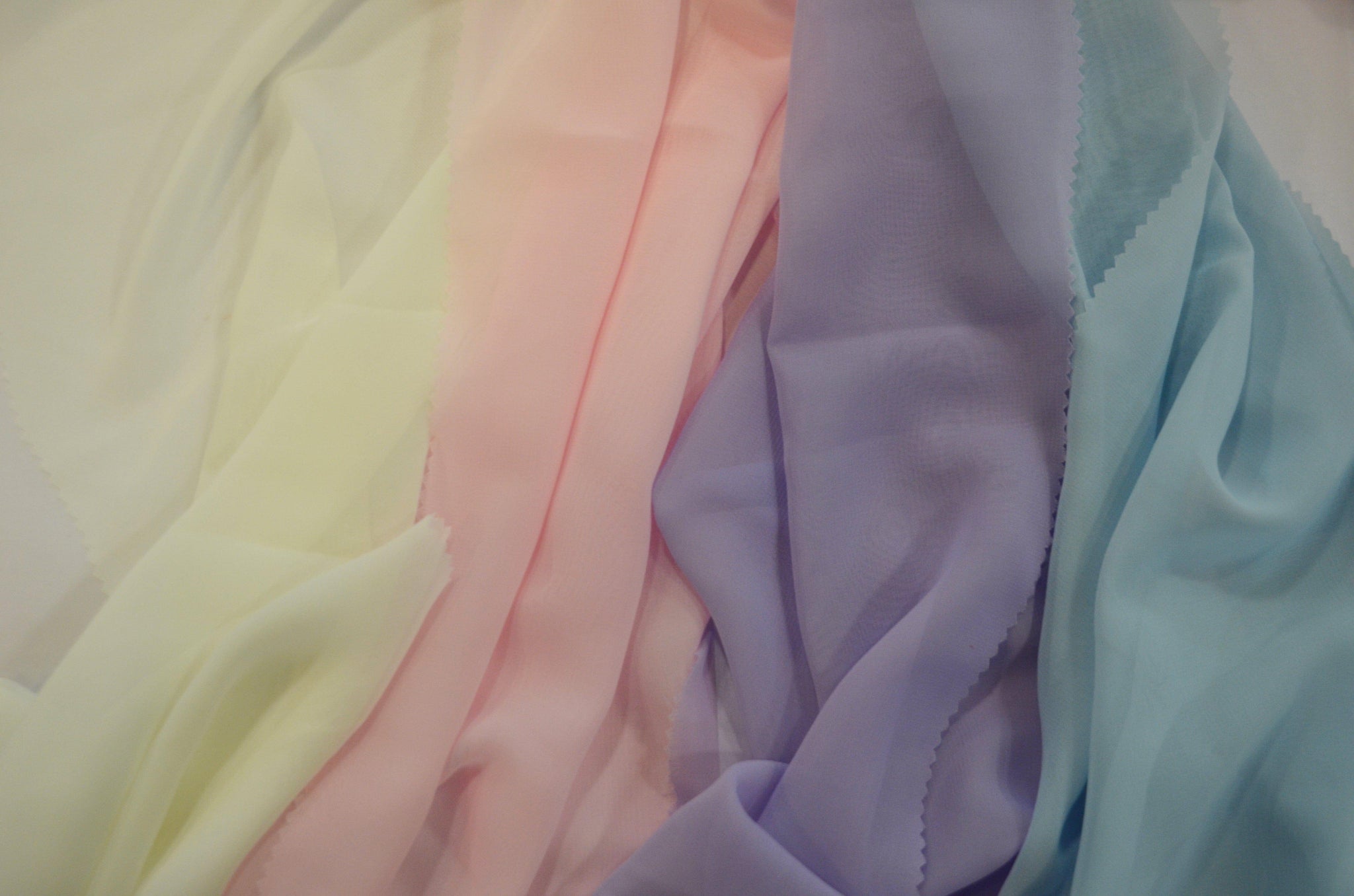 Chiffon Fabric | Super Soft & Flowy | 60" Wide | By the Continuous Yard | Multiple Colors | Fabric mytextilefabric 