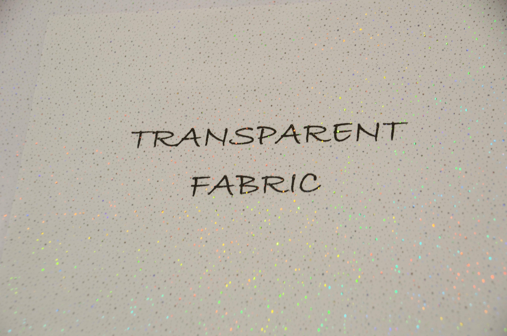 Transparent Glitter TPU Fabric | Holographic TPU Fabric Yard x 54" Wide | Rainbow & Waterproof TPU | Non Transparent | Soft Non Stretch | Fabric mytextilefabric 