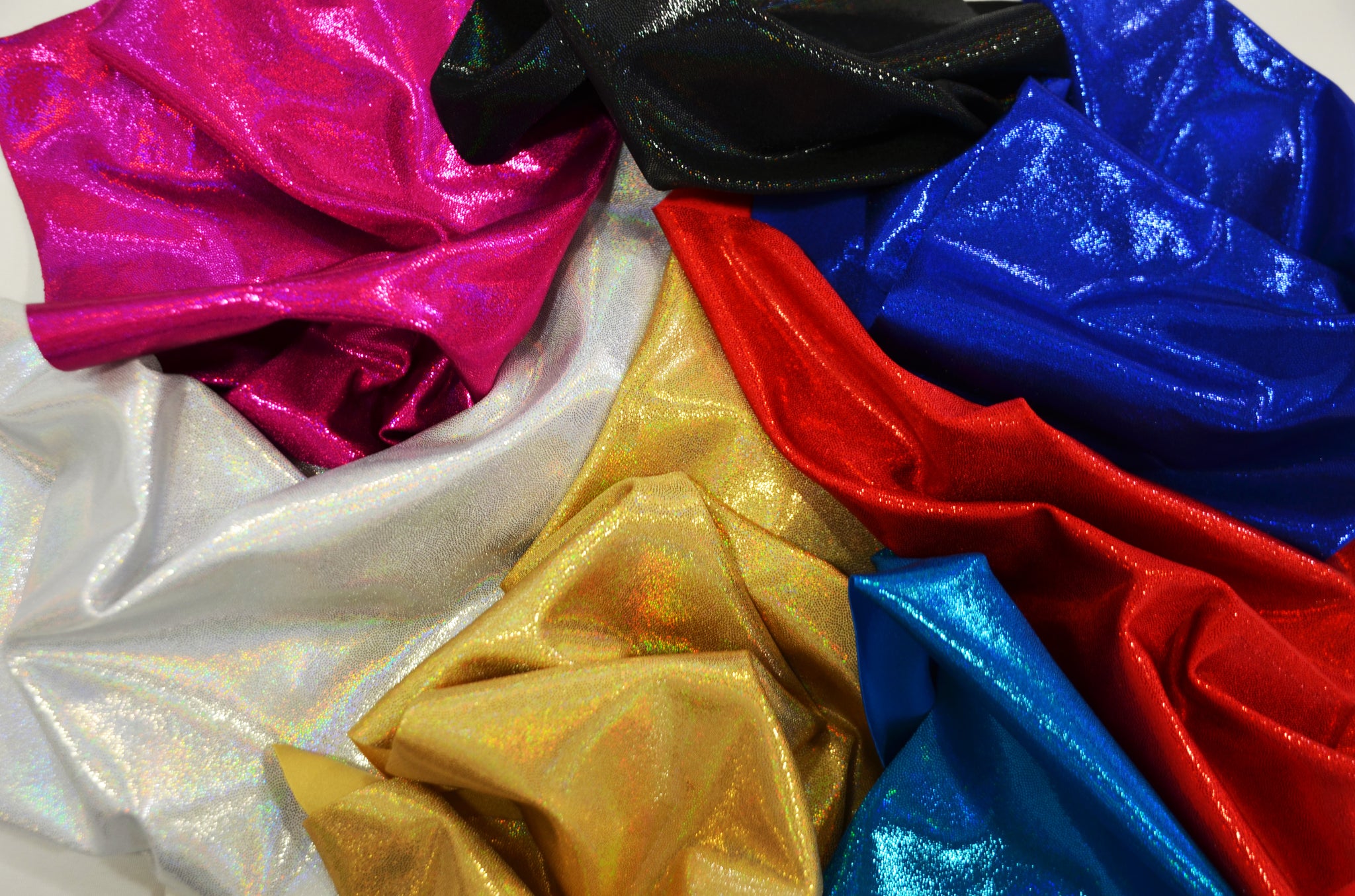 4 Way Stretch Dancewear Fabric | Mystic Hologram Spandex | 58/60" Wide | Vibrant Colors for Costumes & Gymnastics