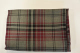 Grey Kilt Fabric | Grey Plaid Checker | Grey Tartan Fabric | 60" Wide | Poly Rayon Kilt | Decor, Napkins, Scarves, Costumes, Blanket, Face Mask, Kilt | My Textile Fabric 