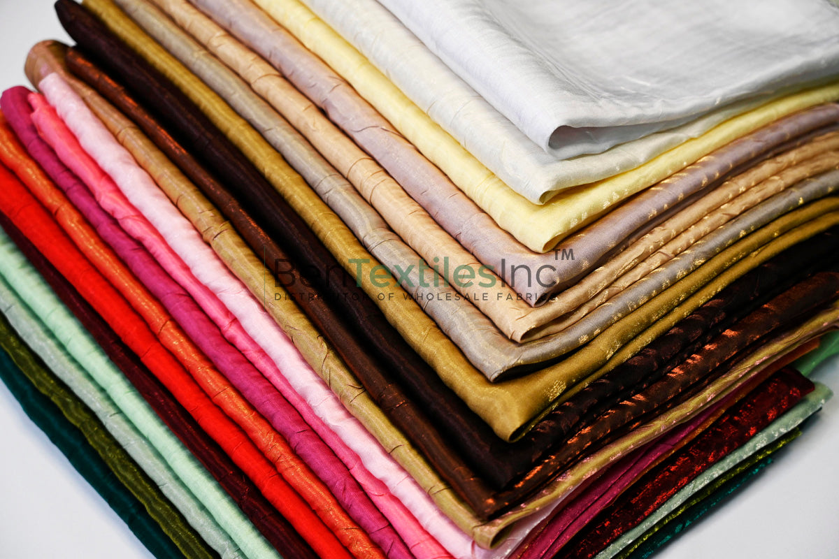 Iridescent Crush Shimmer Fabric | Two-Tone Iridescent Fabric | 54 Inch Wide | For Events Apparel & Decor