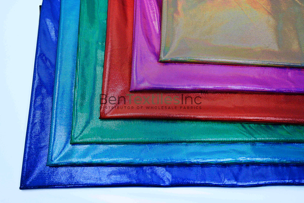 4 Way Stretch Dancewear Fabric | Moonlight Hologram Spandex | 58/60" Wide | Vibrant Colors for Costumes & Activewear