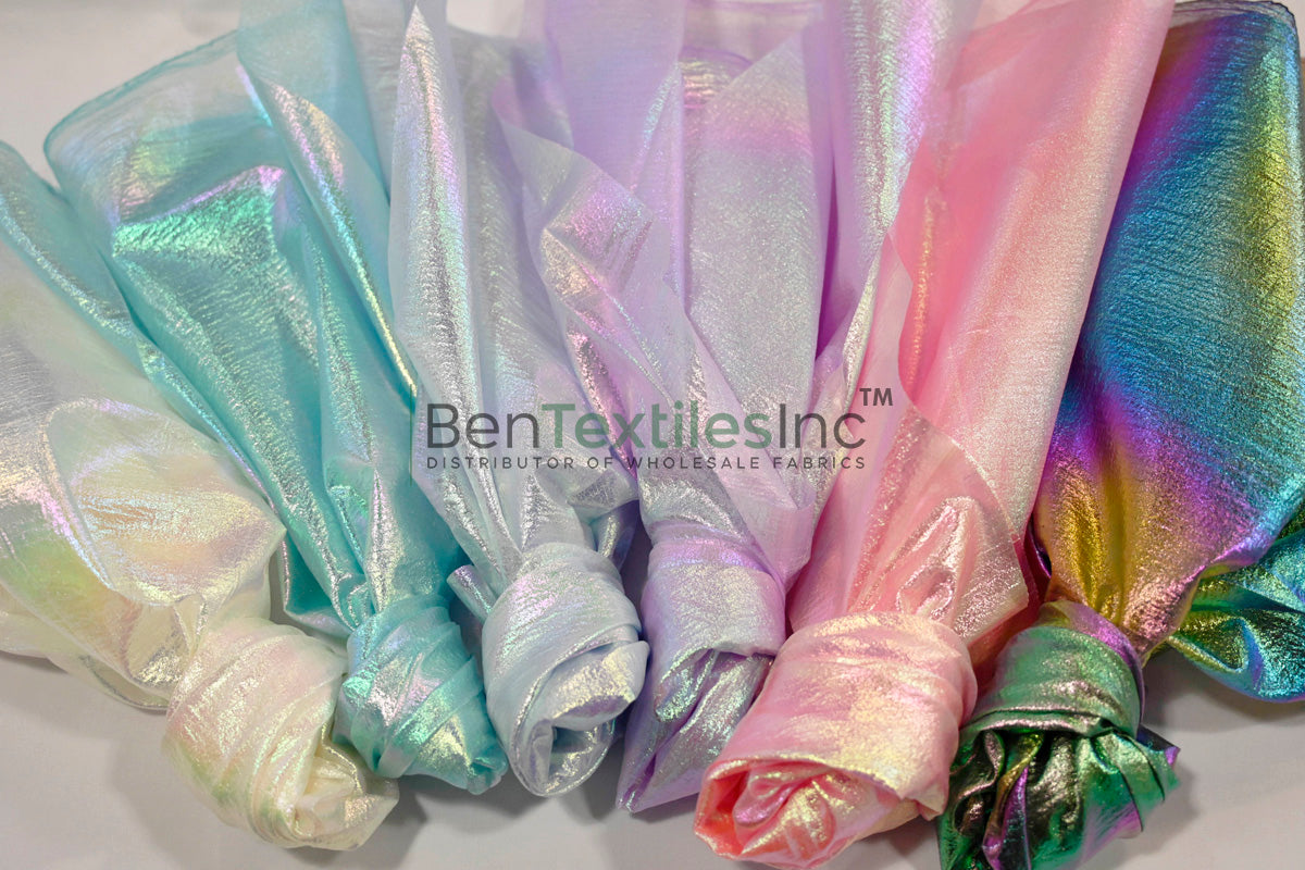 Oasis Hologram Fabric | Iridescent Sheer Organza | 58/60" Wide | Fantasy & Apparel