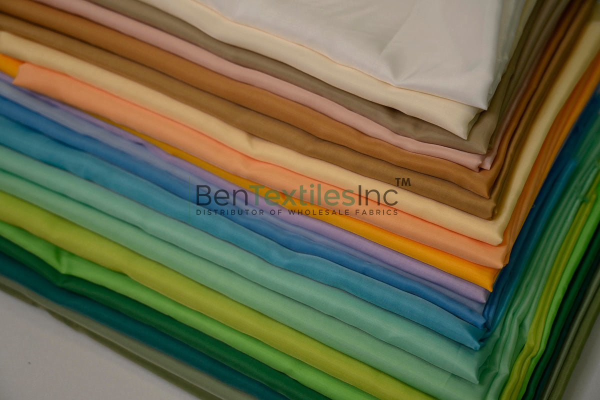 Polyester Lining Fabric | Smooth Woven Apparel Lining | 60 Inch Wide | Inherently Fire Retardant (IFR)