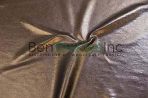 Metallic Foil Spandex Lame | Stretch Metallic Lame Fabric | All Over Foil on Stretch Knit | 60 Inch Wide