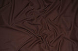 Extra Wide Polyester Fabric | 120" Wide Polyester Fabric | 120" Polypoplin for Tablecloths, Drapery, and Curtains | Fabric mytextilefabric Yards Brown 