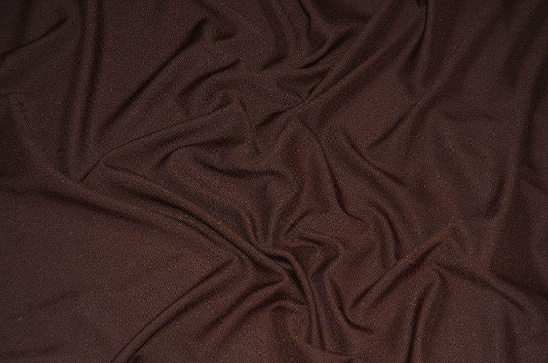 Extra Wide Polyester Fabric | 120" Wide Polyester Fabric | 120" Polypoplin for Tablecloths, Drapery, and Curtains | Fabric mytextilefabric Yards Brown 