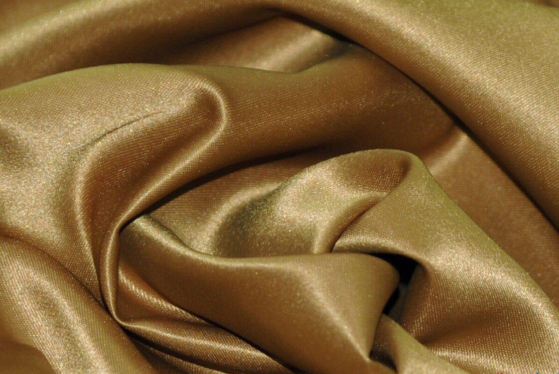 L'Amour Satin Fabric | Polyester Matte Satin | Peau De Soie | 60" Wide | Wholesale Bolt | Wedding Dress, Tablecloth, Multiple Colors | Fabric mytextilefabric Bolts Camel 