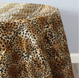 Animal Cheetah Satin Print Fabric | Soft Cheetah Charmeuse Satin | 60" Wide | Fabric mytextilefabric 