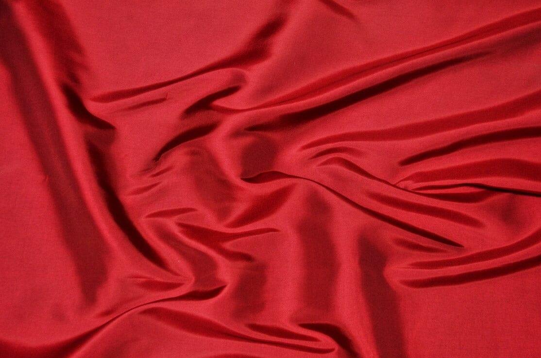 Taffeta Fabric | Two Tone Taffeta Fabric | Non Stretch Taffeta | 60" Wide | Multiple Solid Colors | Wholesale Bolt | Fabric mytextilefabric Bolts Cherry 