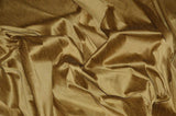 Polyester Silk Fabric | Faux Silk | Polyester Dupioni Fabric | Sample Swatch | 54" Wide | Multiple Colors | Fabric mytextilefabric Sample Swatches Gold 