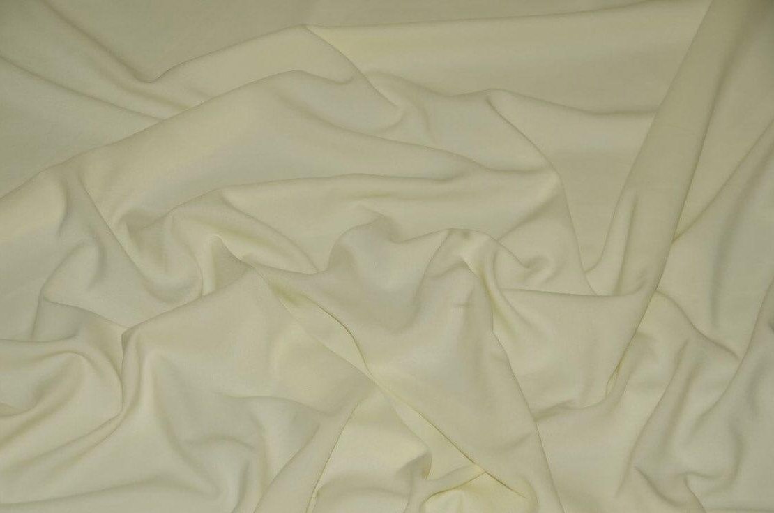 60" Wide Polyester Fabric by the Yard | Visa Polyester Poplin Fabric | Basic Polyester for Tablecloths, Drapery, and Curtains | Fabric mytextilefabric Yards Ivory 