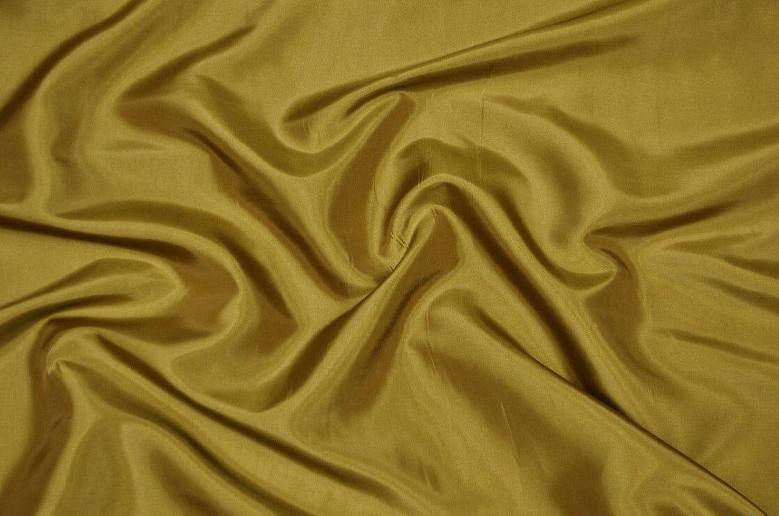 Taffeta Fabric | Two Tone Taffeta Fabric | Non Stretch Taffeta | 60" Wide | Multiple Solid Colors | Wholesale Bolt | Fabric mytextilefabric Bolts Light Gold 