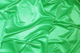 L'Amour Satin Fabric | Polyester Matte Satin | Peau De Soie | 60" Wide | Wholesale Bolt | Wedding Dress, Tablecloth, Multiple Colors | Fabric mytextilefabric Bolts Light Green 