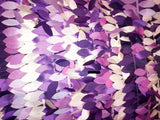 Leaf Taffeta | Hanging Leaf Taffeta | 57" Wide | Multiple Colors Available | Fabric mytextilefabric Yards Light Purple 