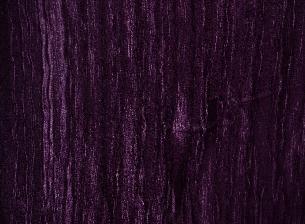 Extra Wide Italian Crush Satin | 108" Wide | Multiple Colors | Fabric mytextilefabric Yards Plum 