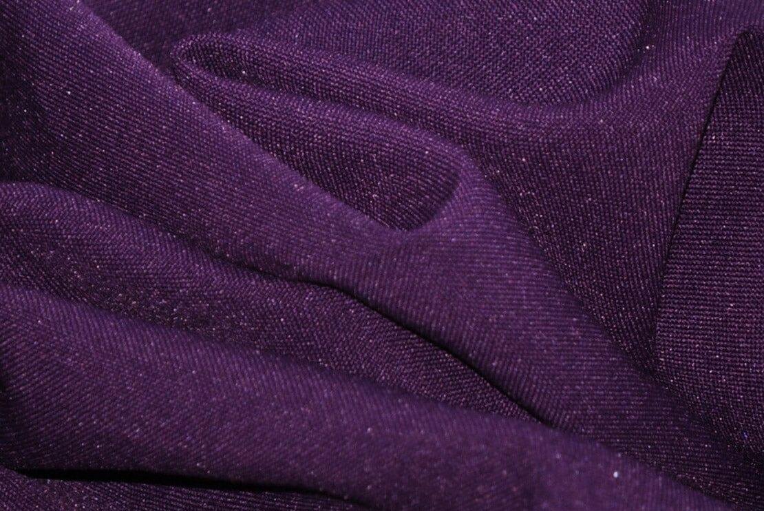 Extra Wide Polyester Fabric | 120" Wide Polyester Fabric | 120" Polypoplin for Tablecloths, Drapery, and Curtains | Fabric mytextilefabric Yards Plum 