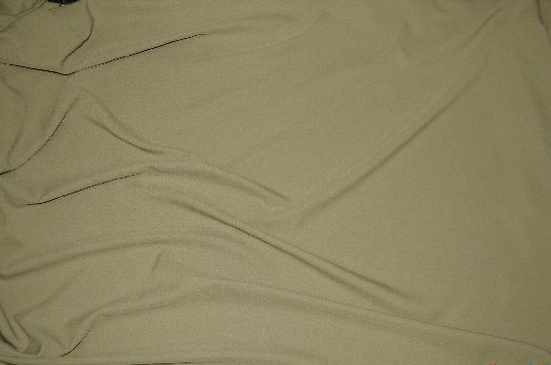 60" Wide Polyester Fabric by the Yard | Visa Polyester Poplin Fabric | Basic Polyester for Tablecloths, Drapery, and Curtains | Fabric mytextilefabric Yards Taupe 