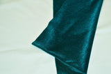 Soft and Plush Stretch Velvet Fabric | Stretch Velvet Spandex | 58" Wide | Spandex Velour for Apparel, Costume, Cosplay, Drapes | Fabric mytextilefabric Yards Teal 