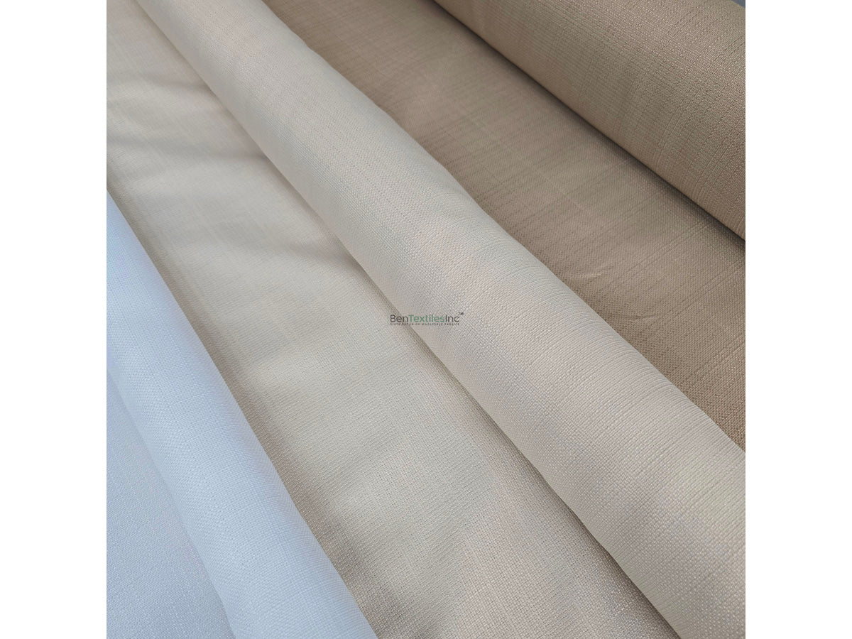 Rustic Linen Fabric | Imitation Linen Fabric | Faux Linen Fabric | IFR | 58" Wide | 6 Colors