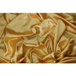 Stretch Charmeuse Satin Yellow, Fabric by the Yard