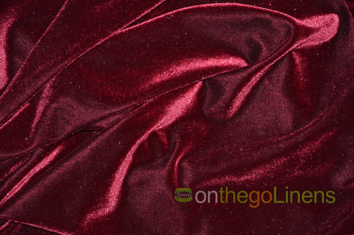 Red Stretch Velvet #231 - Fabrics In Motion